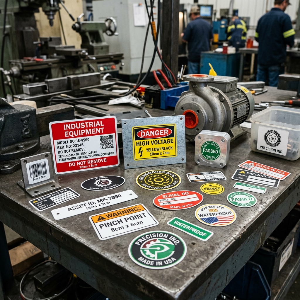 Custom Industrial Stickers & Danger Warnings